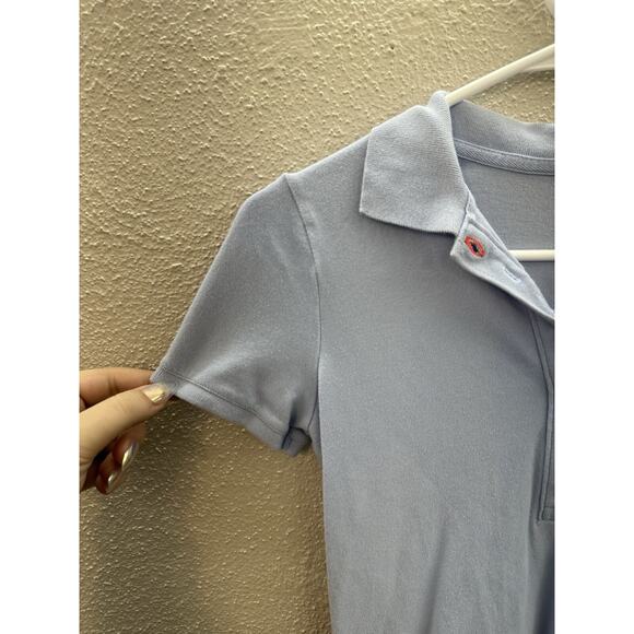 Gap Childrens Shirt Girls Size XS Purple Polo Shirt Short Sleeve - Picture 3 of 12